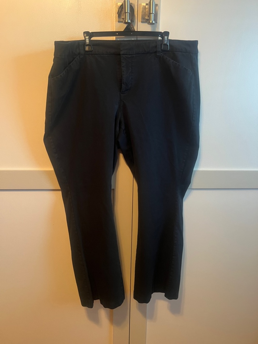 Old Navy Black Women's Straight Leg Trousers